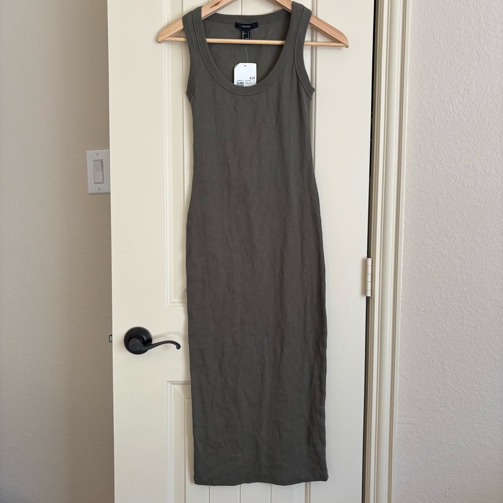 Forever 21 Olive Midi Dress